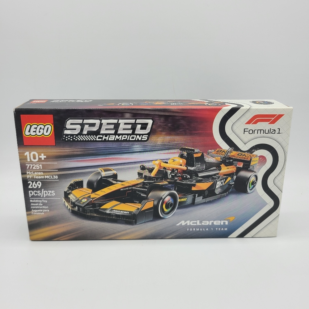 LEGO Speed Champions McLaren F1 Team MCL38 Race Car Set New - Picture 8 of 8